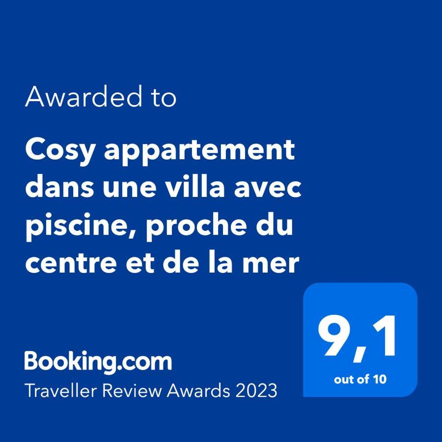 Cosy Appartement Dans Une Villa Avec Piscine, Proche Du Centre Et De La Mer Cabourg Exteriér fotografie